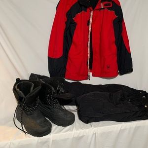 Mens snow suit